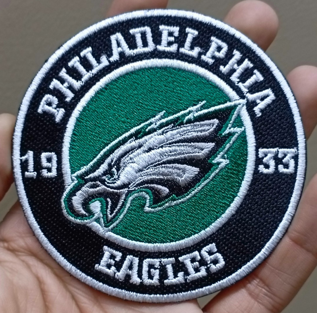 Philadelphia Eagles NFL Team Logo Iron On Patch — Sew Patch — Embroidered Patch