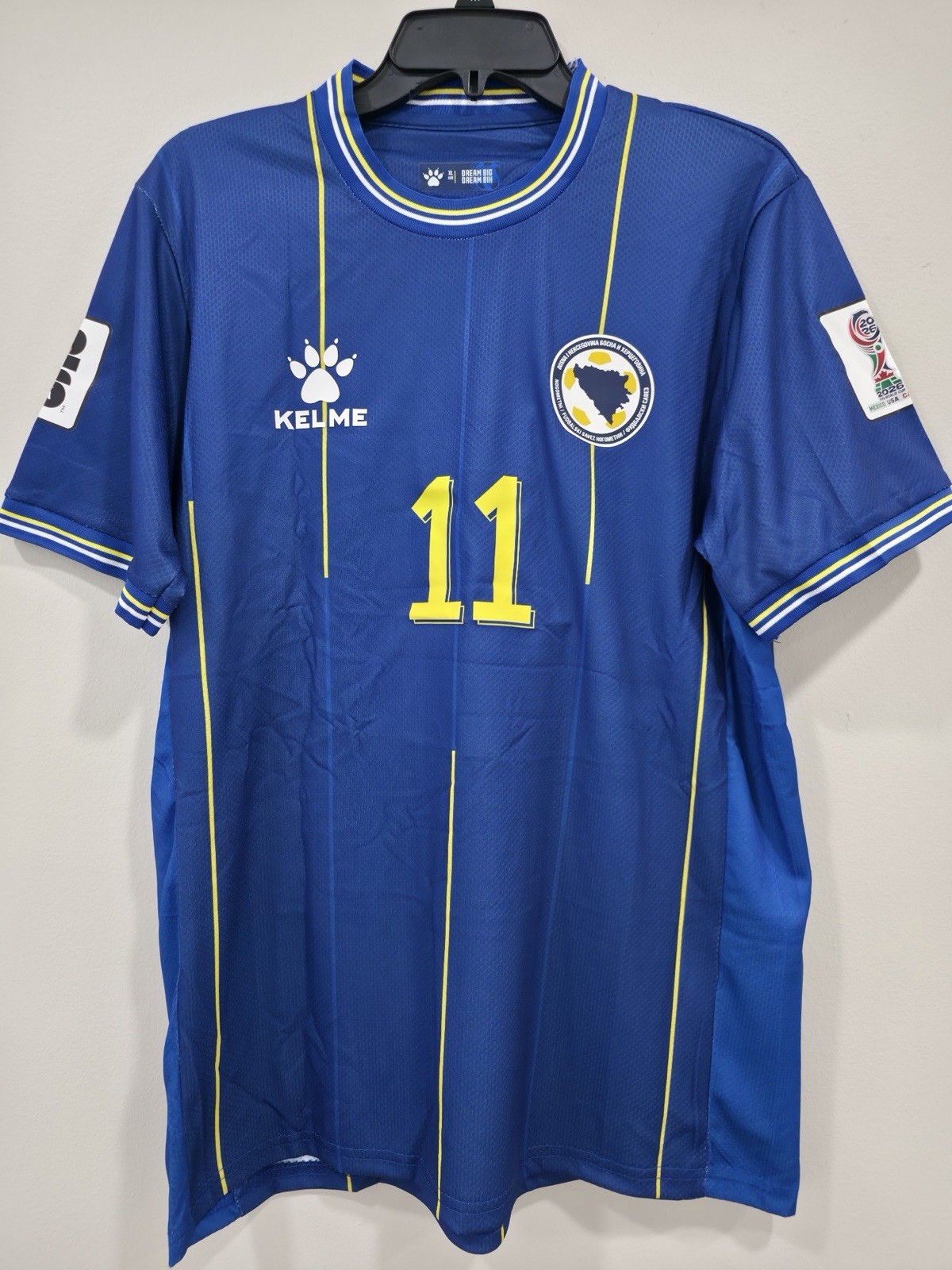 Bosnia and Herzegovina Soccer Jersey Edin Džeko #11 Men’s XL