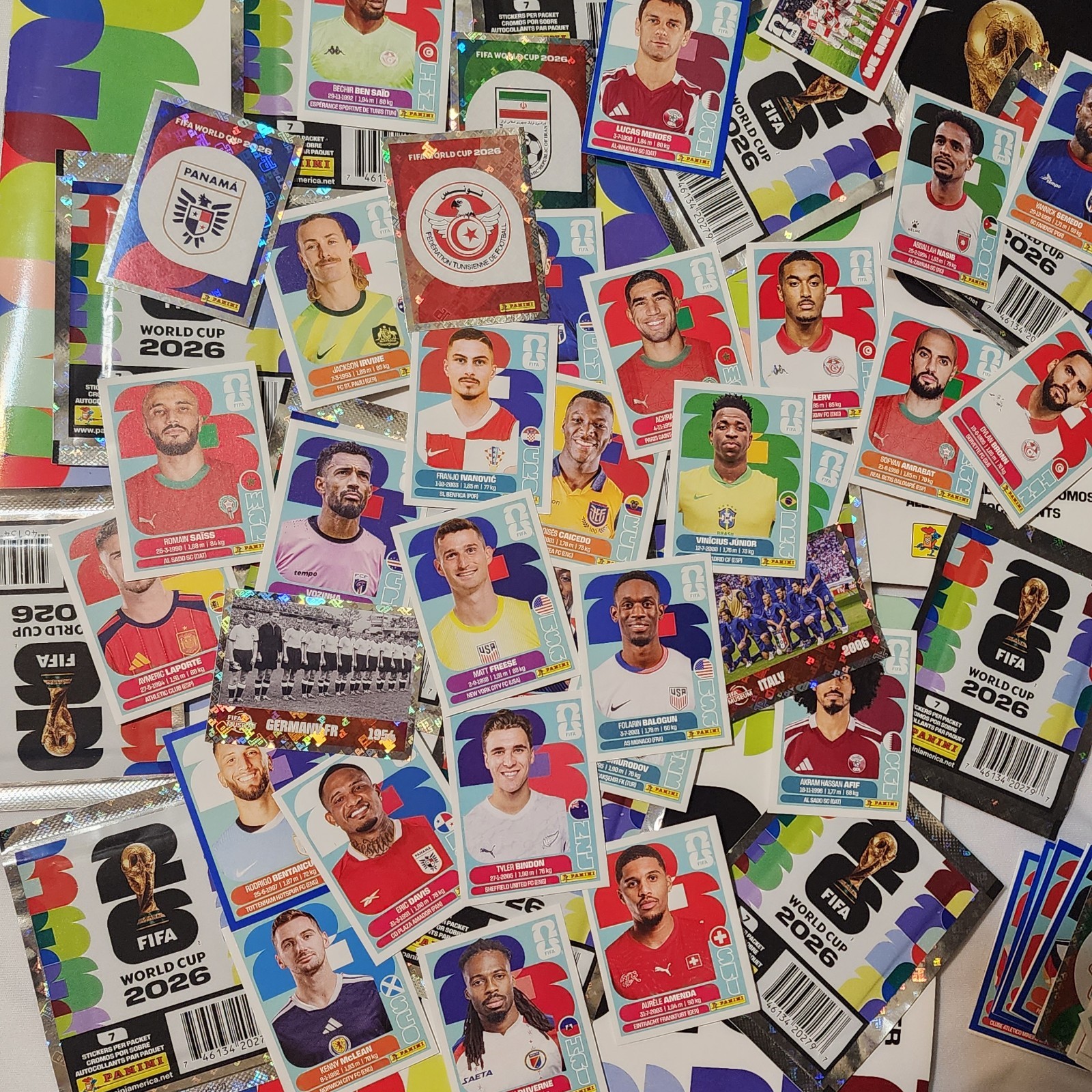 USA EDITION Panini FIFA World Cup 2026 Stickers Group: D, E, F