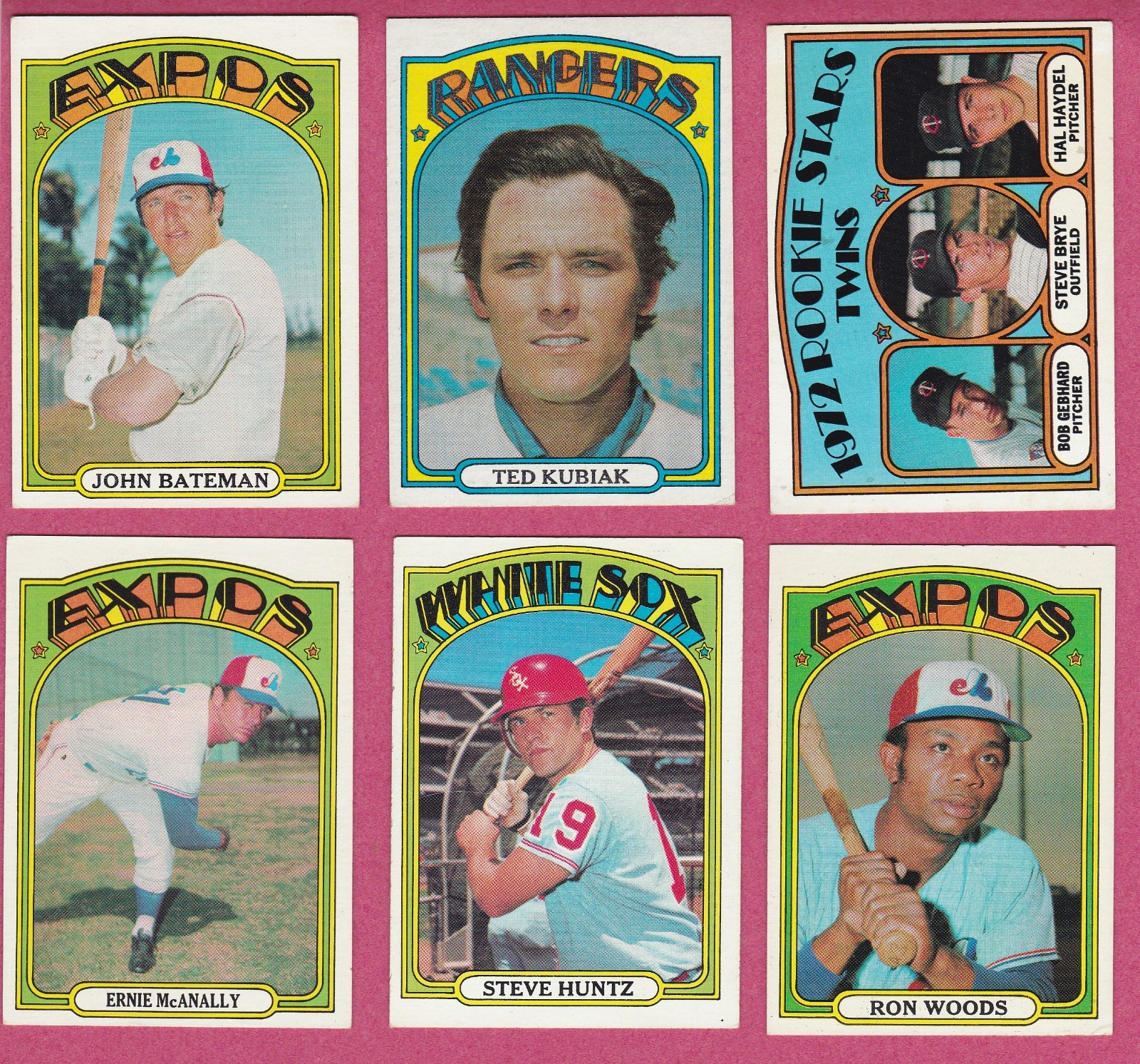 1972 Topps Baseball Cards — mostly EX+ to EXMT commons, #2 — 249