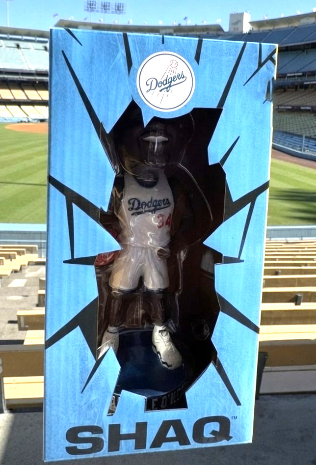 Shaquille O’Neal 2026 LA Dodgers Bobblehead SGA