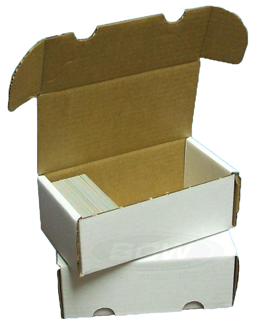 5 BCW 400 Count Cardboard Storage Boxes Trading Sports Card Holder Case Football