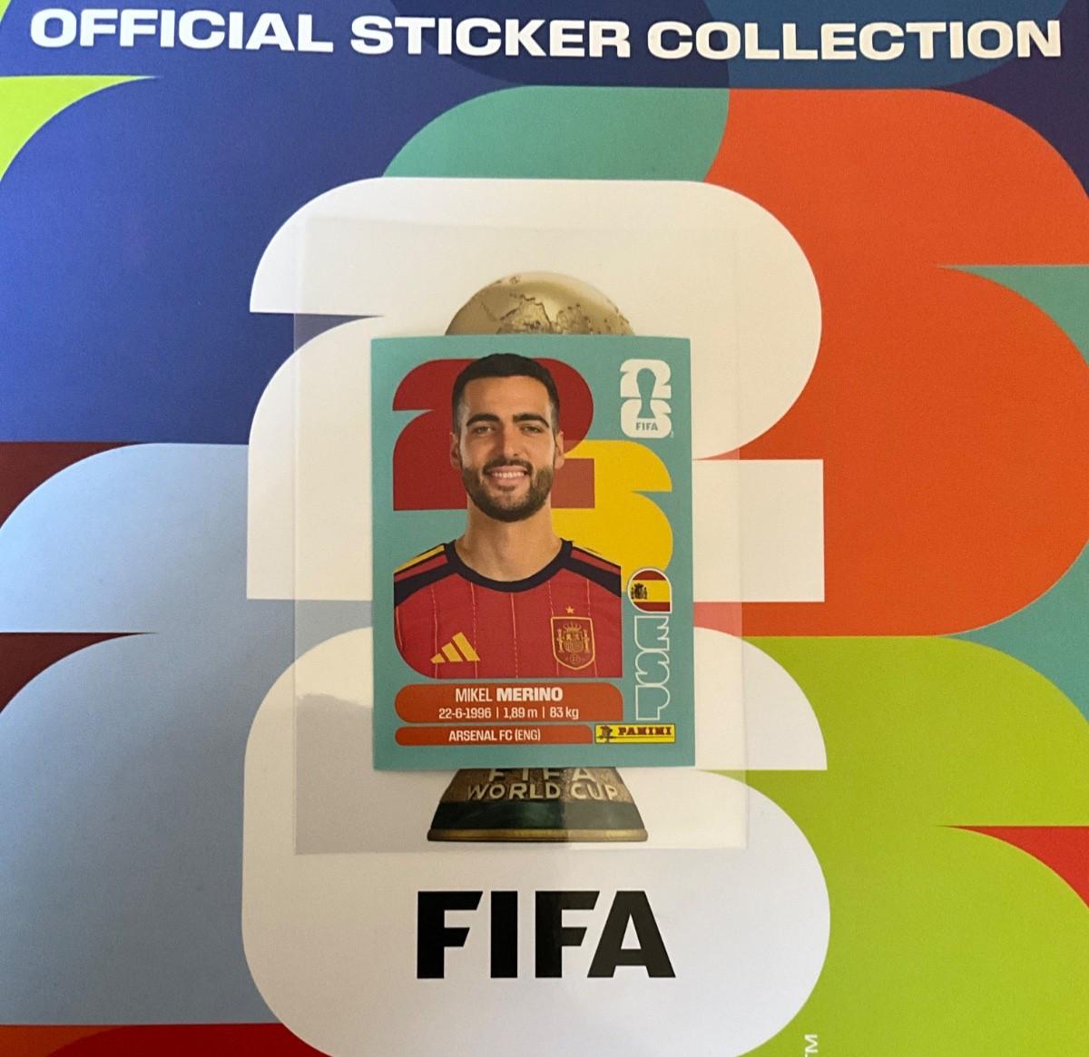 2026 Panini FIFA World Cup Sticker SPAIN ESP14 Mikel Merino