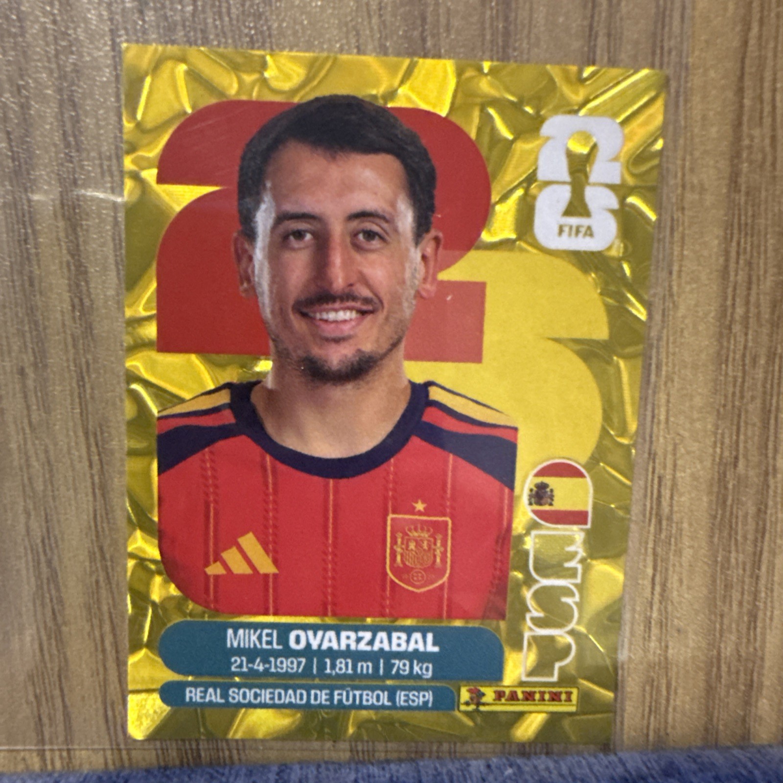 Panini FIFA WC 2026 Stickers-Exclusive Gold Crumple-ESP Spain España- Pick Yours
