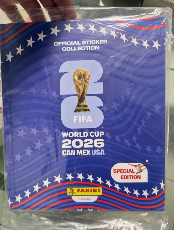2026 Panini FIFA World Cup Hardcover Album USA 1 of 2026 Edition Limited