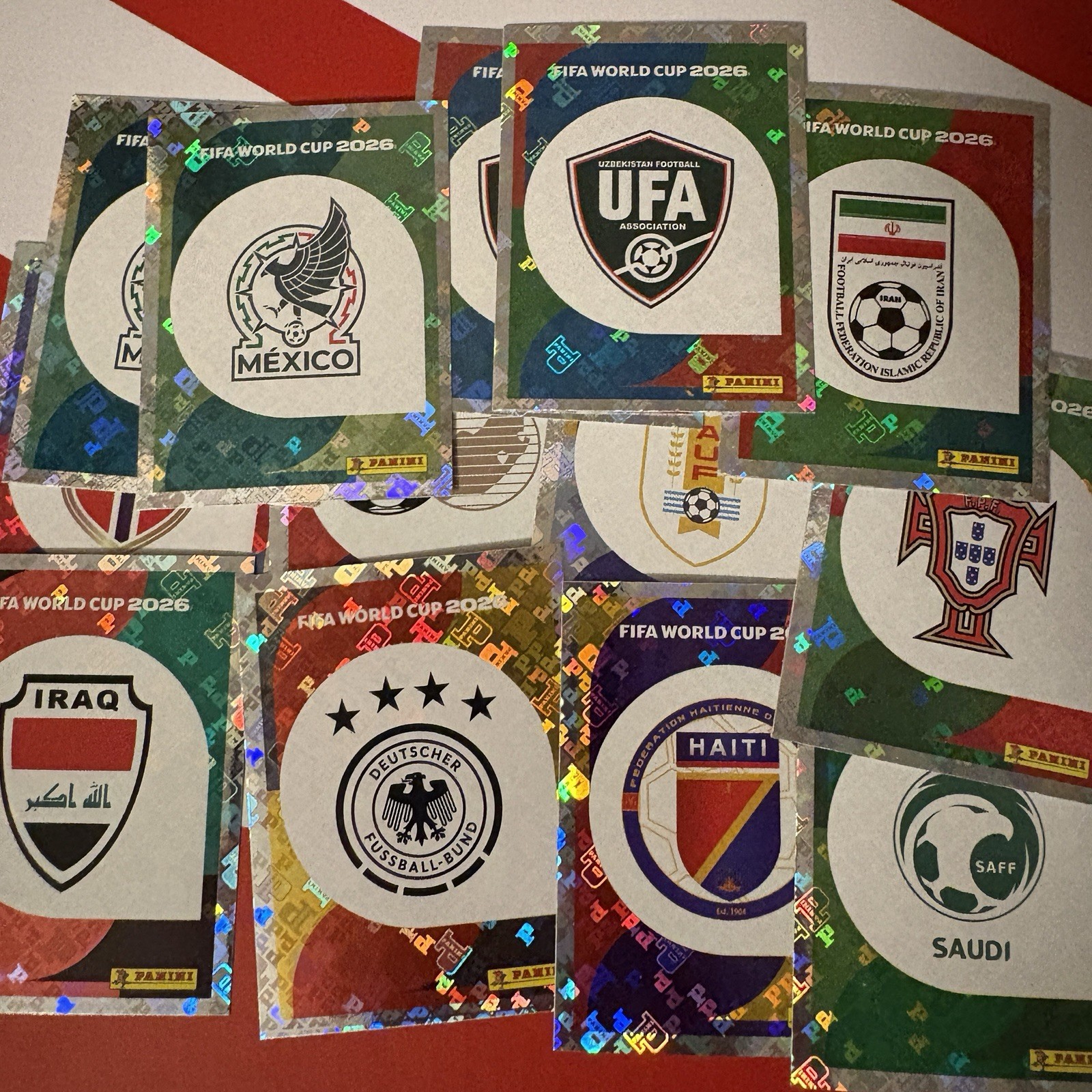 2026 Panini FIFA World Cup Team LOGOS US Edition Pick Your Stickers