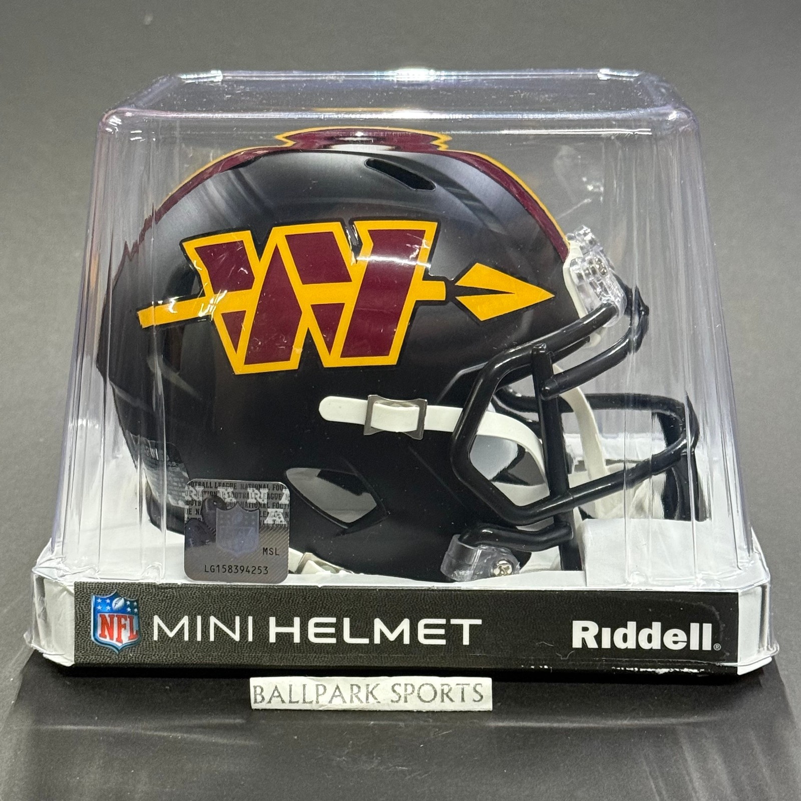 Washington Commanders 2026 Black Alternate Riddell Speed NFL Mini Helmet NEW!