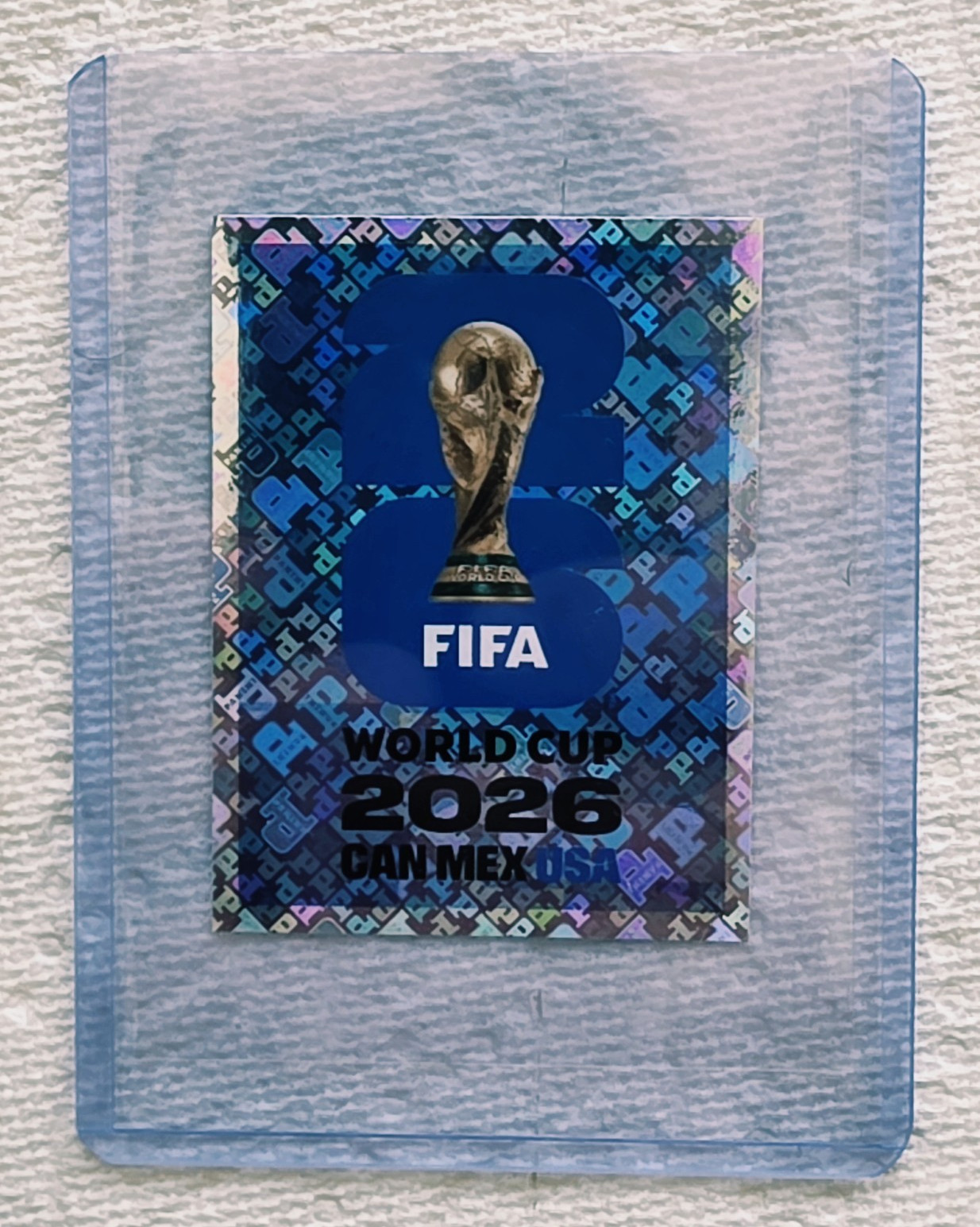 Non-stuck2026 Panini FIFA World Cup FWC8 Logo Special BLUE Sticker — USA