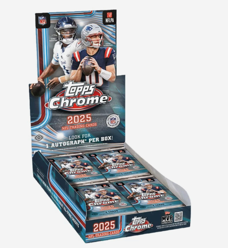 2025 Topps Chrome Football Base & Refractors ROOKIES 301-400 — YOU PICK THE CARD