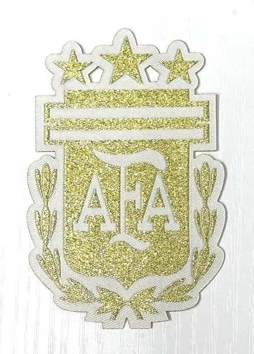ARGENTINA FOOTBALL ASS’N ULTRA SLIM EMBROIDERED IRON-ON SOCCER/FOOTBALL PATCH