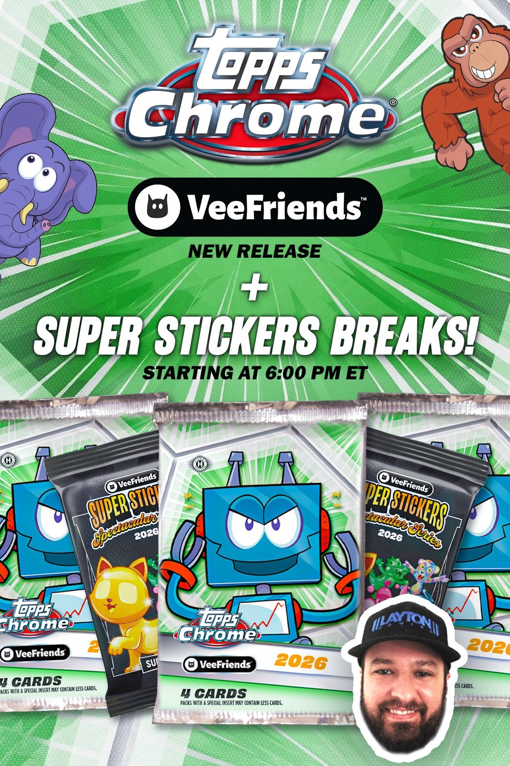 P — Break #1 — 4x Hobby Box — Pick Your Letter Break — Ebay Live