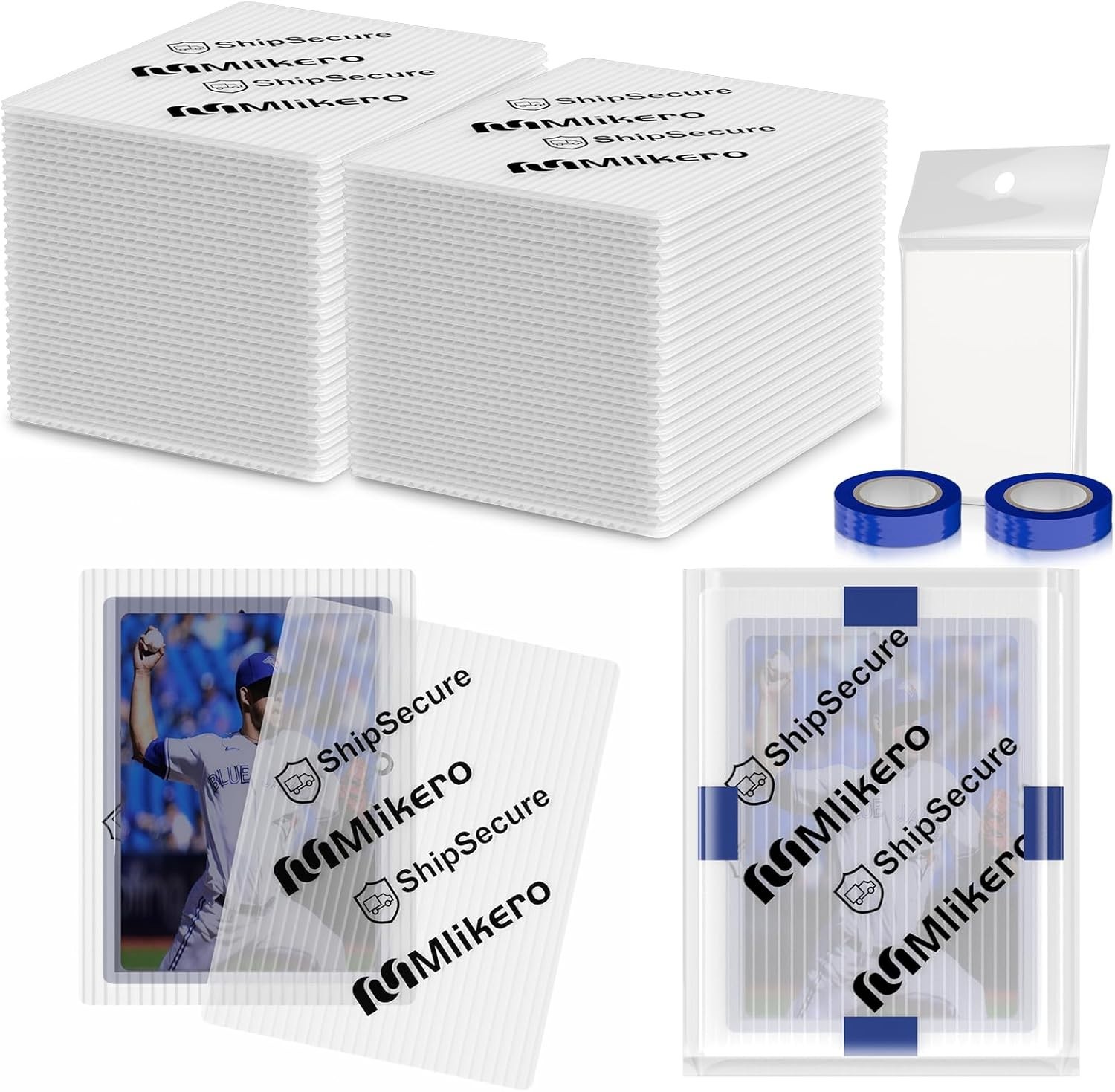 Shipping Protectors 110-Pack Trading Card Protector Shipping — 3.5 X 4.5 Inch