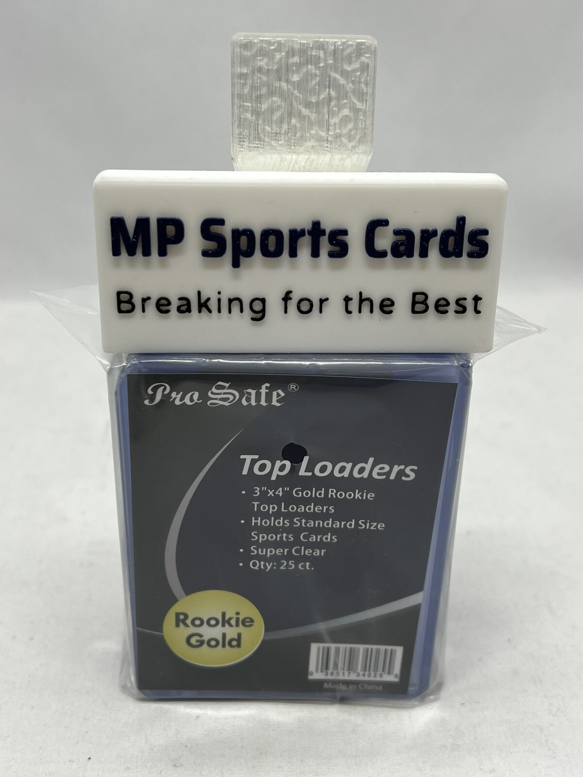 (1) Pro Safe 3″x4″ Top Loaders Rookie Gold 25ct Clear Sports & Trading Cards!