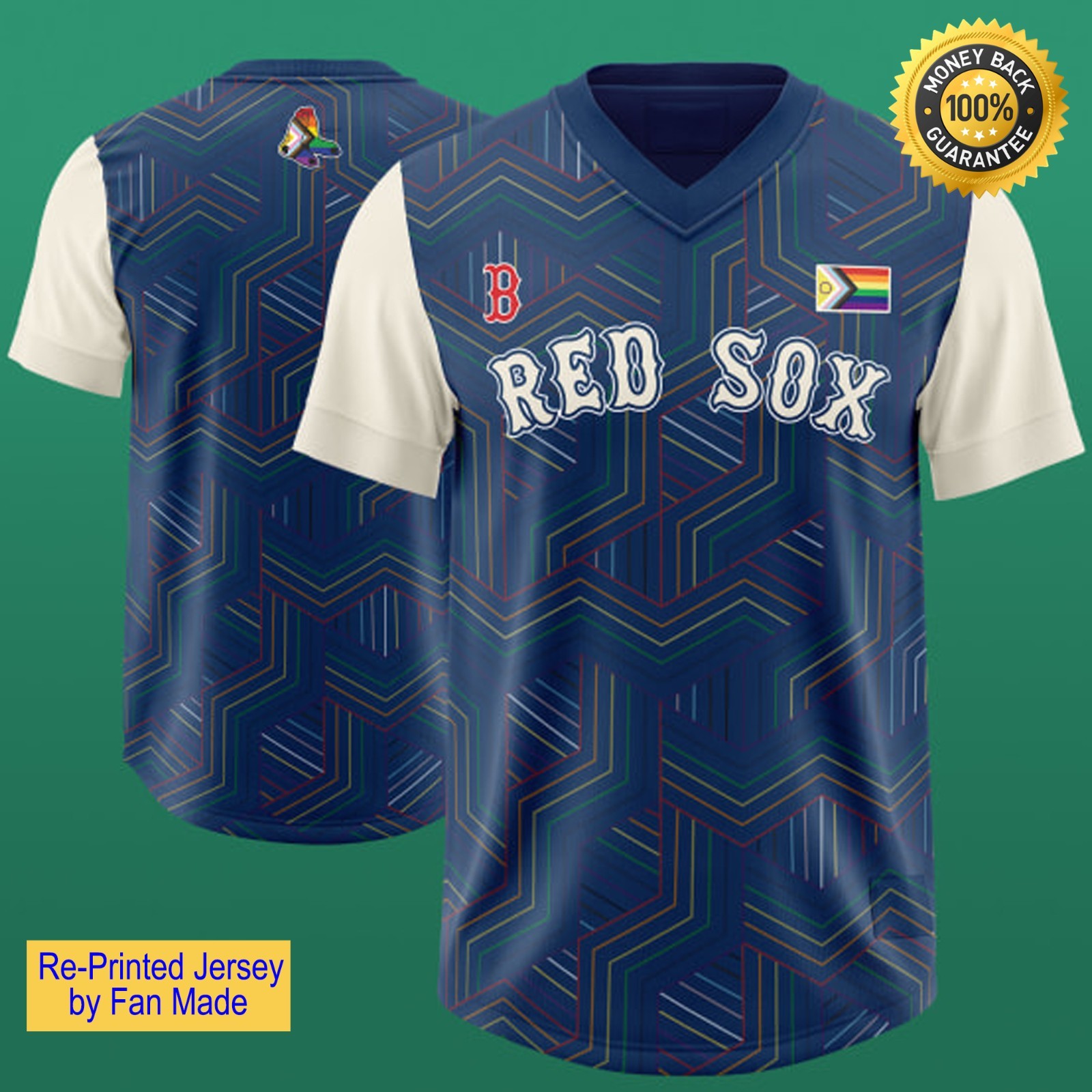 New Arrivals — Red Sox Pride Night Giveaway Jersey — All Size