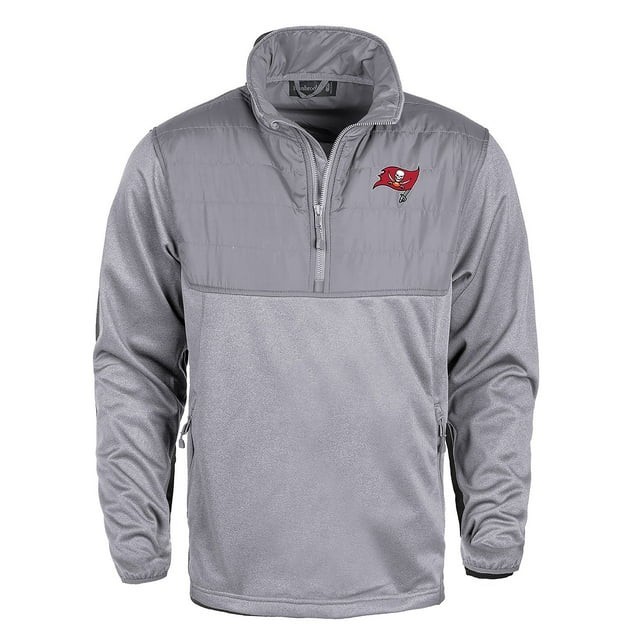 NFL Tampa Bay Buccaneers Unisex Adult Quarter-Zip Pullover Jacket Size L