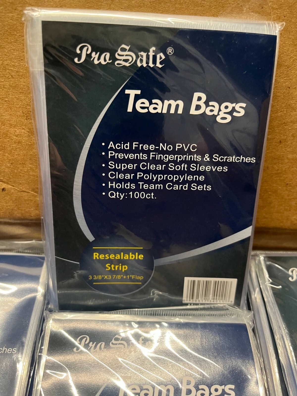 Pro Safe TEAM Bags RESEALABLE Sleeves You Pick 100 200 500 1000 2500 5000