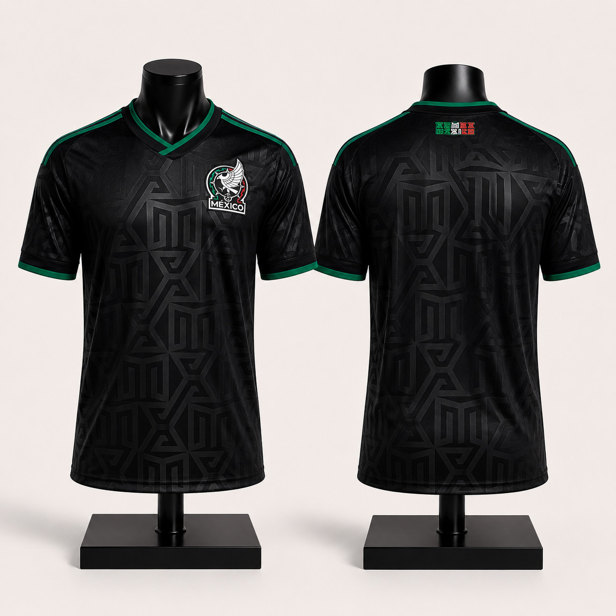 New 2026 Black Third Mexican Soccer Jersey Shirt National Pride Fan Apparel