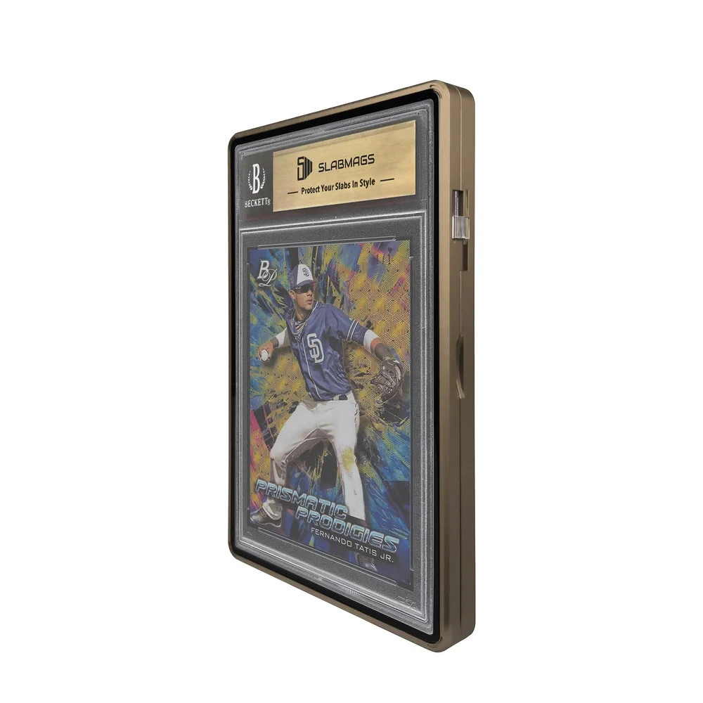MEDIUM BGS SLABMAGS CASE — MATTE GOLD — FREE SHIPPING
