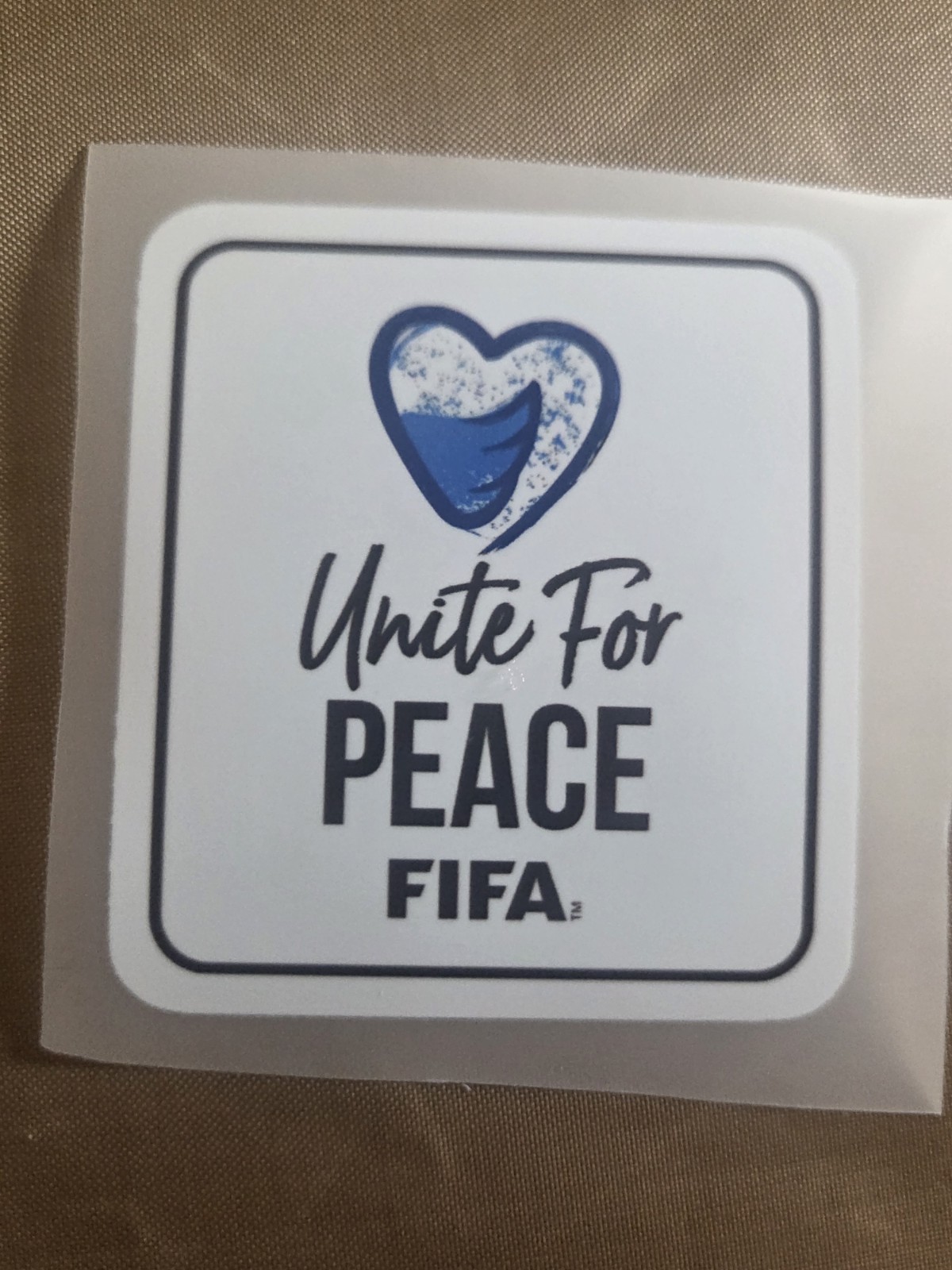 2026 FIFA World Cup «Unite For Peace» FIFA WC HTV VINYL Patch 2026 WC Patch
