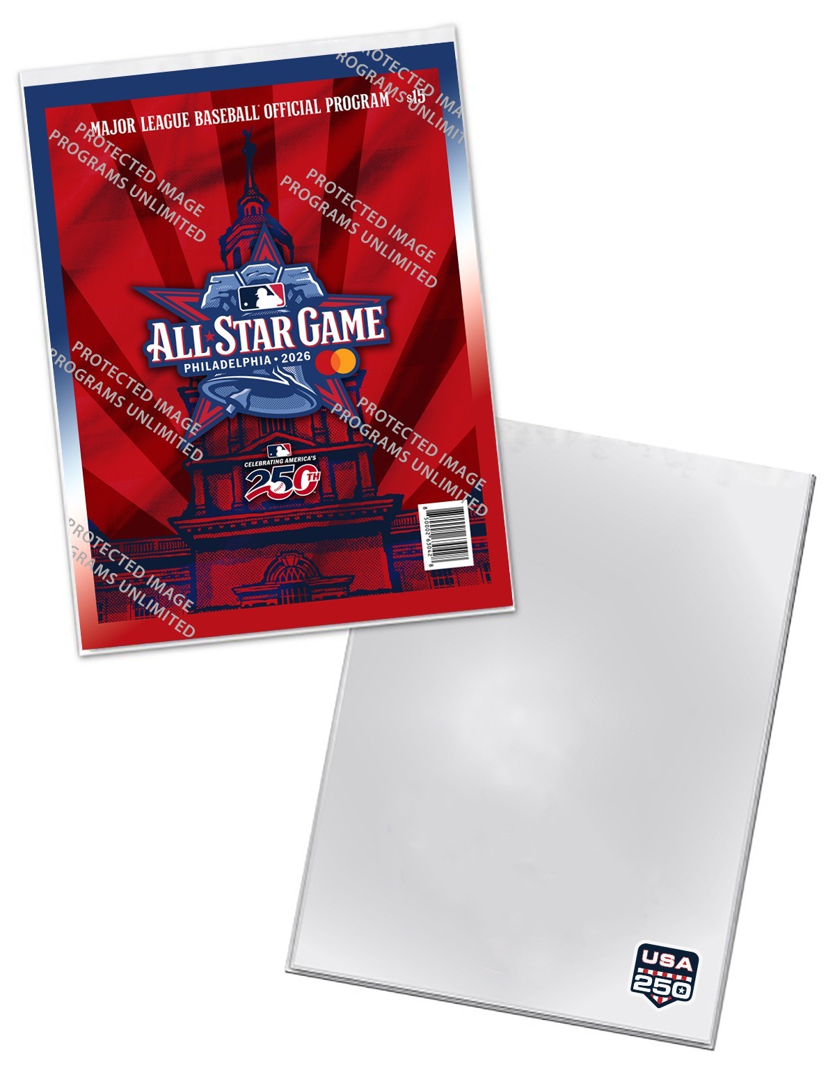 2026 MLB ALL STAR GAME PROGRAM ASG OFFICIAL PHILADELPHIA PA. 250TH CELEBRATION