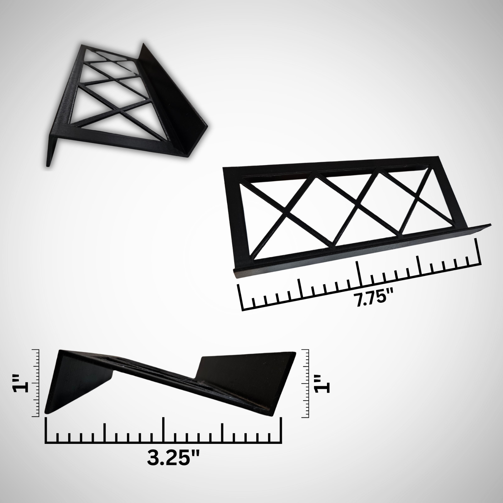 Display Case Card Riser Stands — Perfect for Zion Cases- 24 Risers! Holds slabs