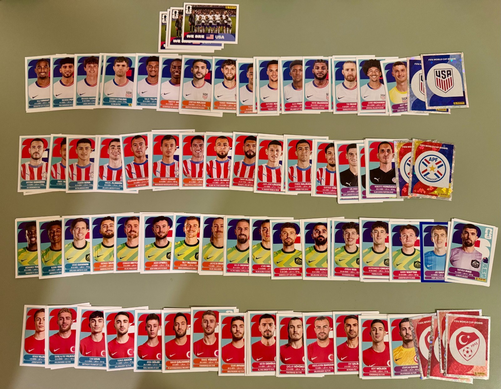 2026 Panini FIFA World Cup Stickers You Pick — Finish Your Album — Groups D-F