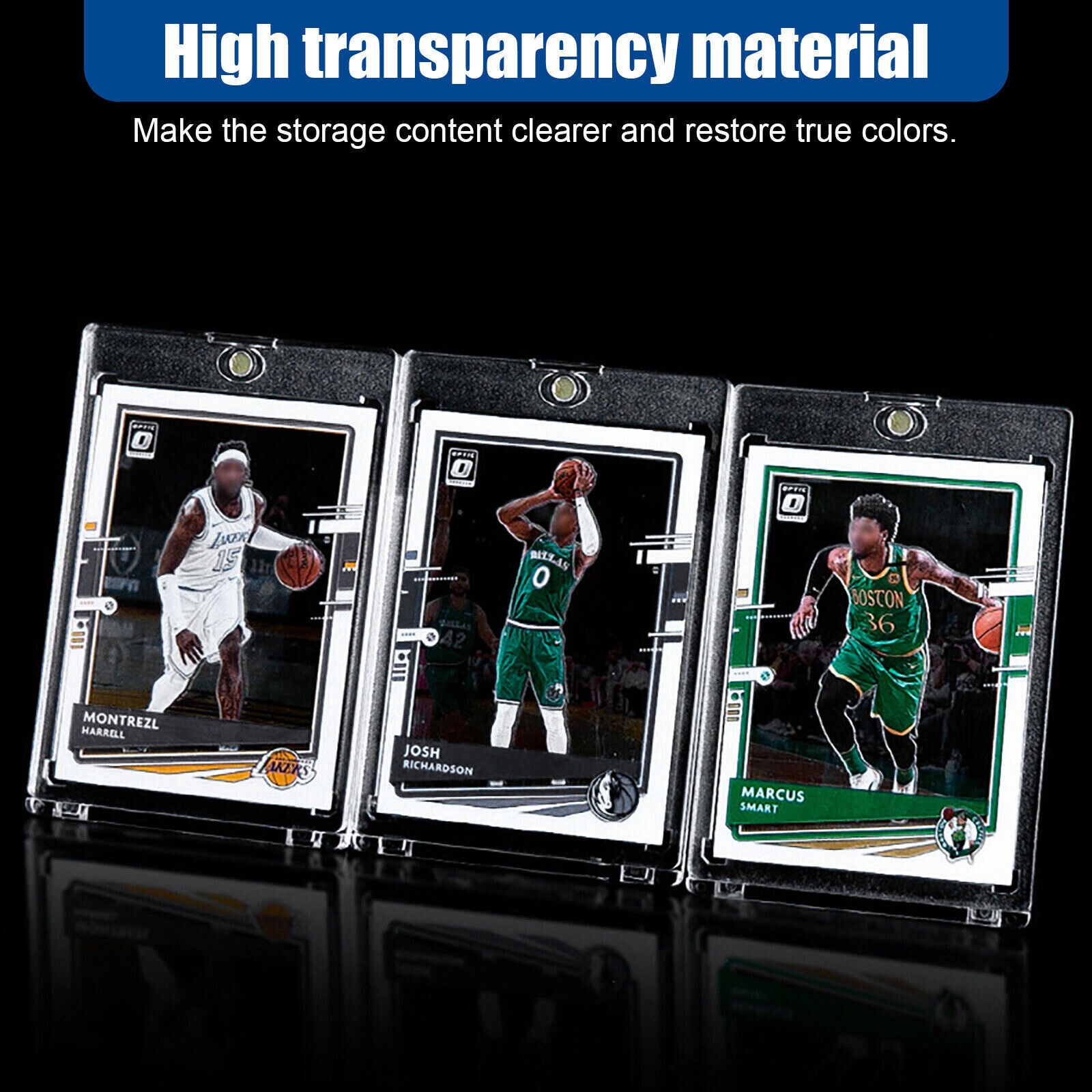 30-200 HeavyDuty Magnetic Trading Card Holders 35pt One-Touch Hard UV Protection