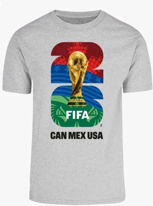 FIFA UNISEX WORLD CUP CAN MEX USA 2026 OFFICIAL LICENSED T-SHIRT