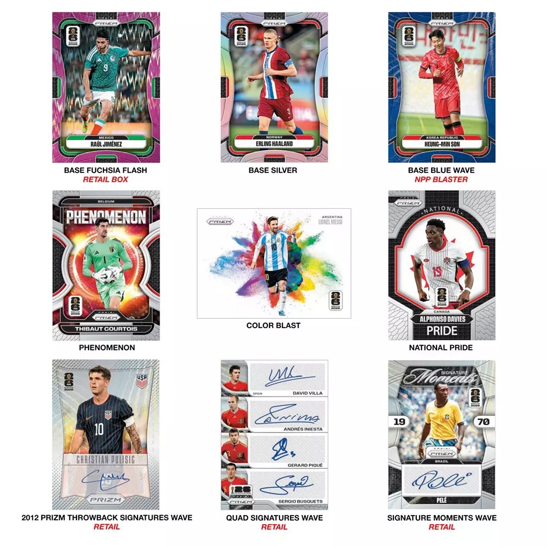 2026 Panini PRIZM FIFA World Cup Blaster Box — Exclusive Wave Prizm (Sealed)