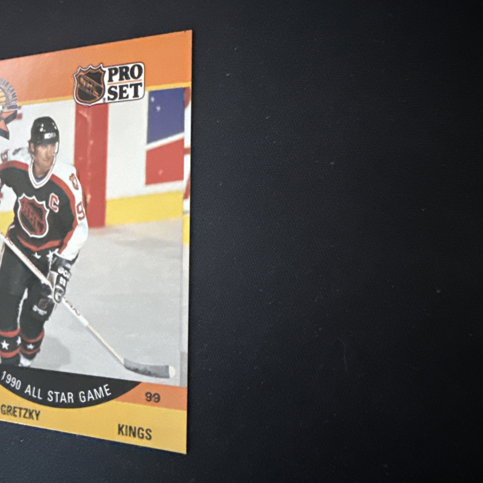 1990-91 Pro Set — Wayne Gretzky #340 — RARE!Printing Error Card (serious buyer)