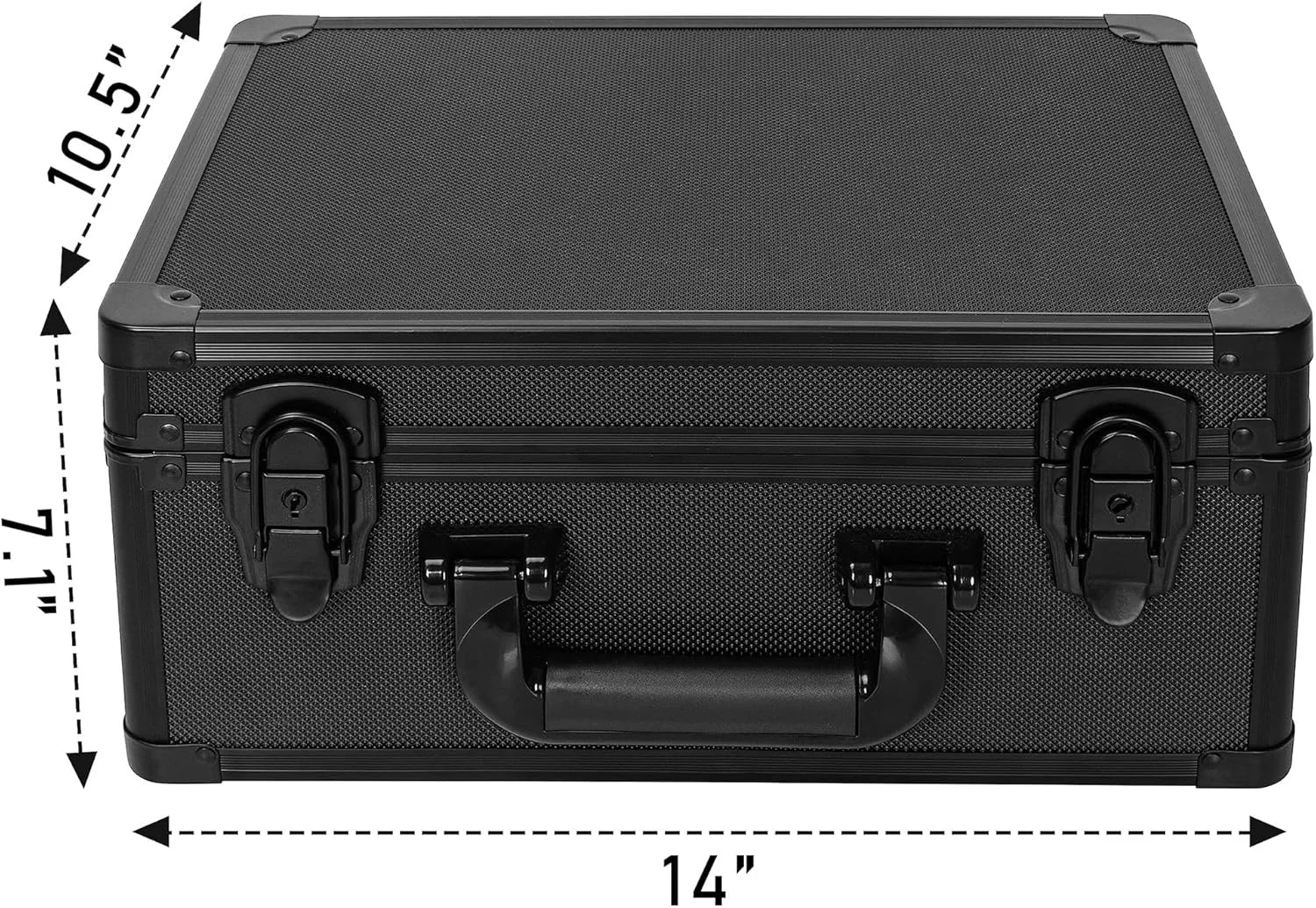 Graded Card Case — Aluminum Alloy Graded Card Storage Box Compatible with 100 Ca