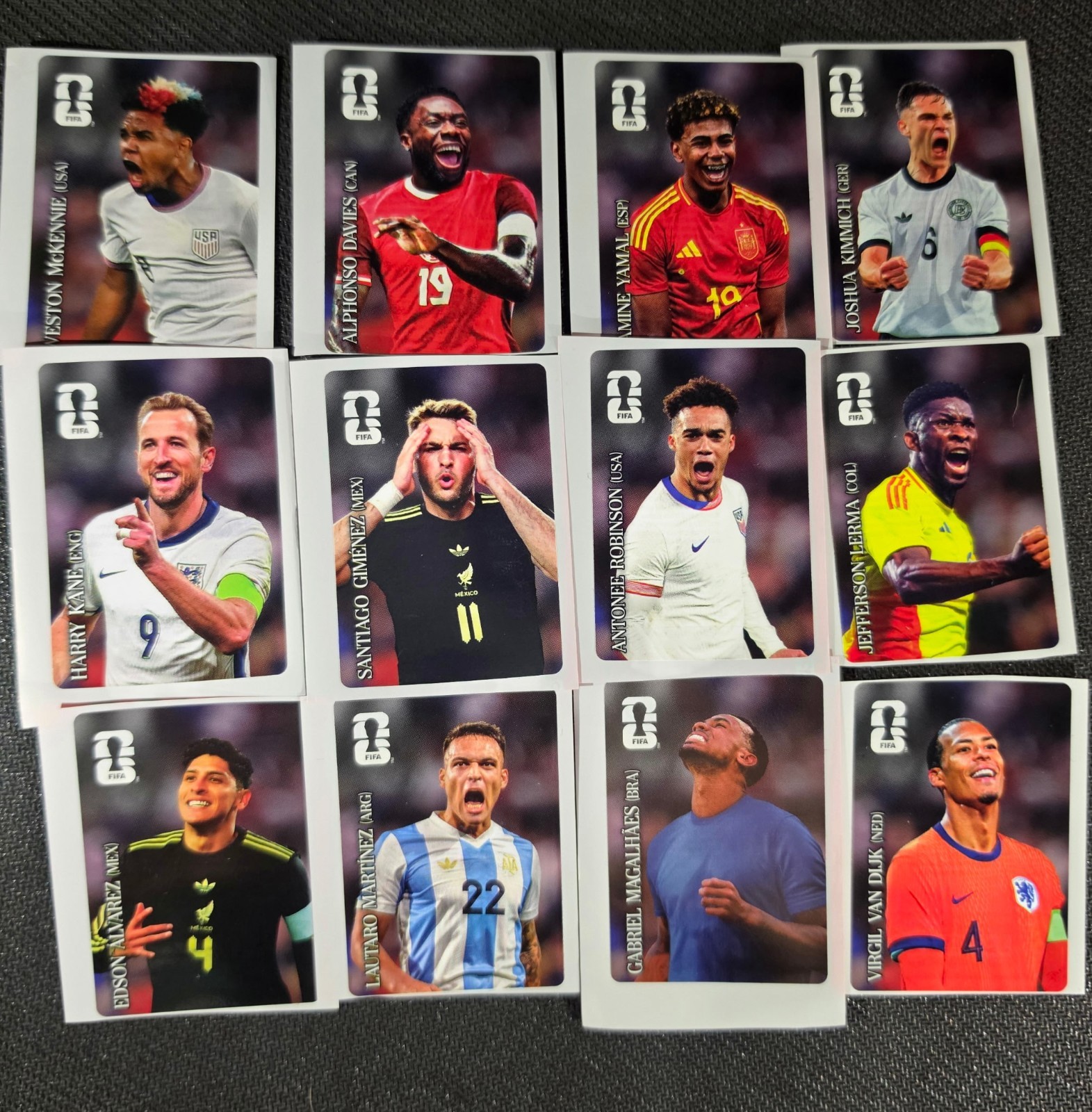 Panini FIFA World Cup 2026 Sticker Coca-Cola Full Set 12 Stickers Version US