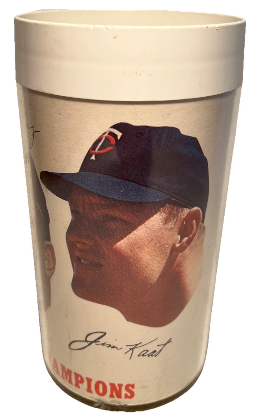 1965 Minnesota Twins American League Champions 10 Oz Tumbler Kaat, Allison (B26)