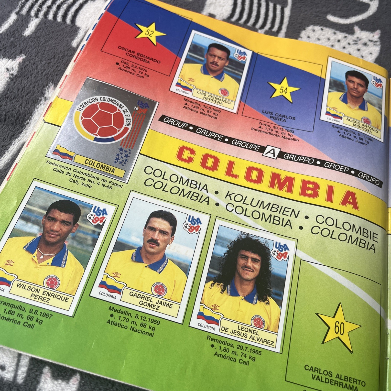 Panini USA World Cup 94 Football Album Incomplete — 275 Stickers — Free UK P&P
