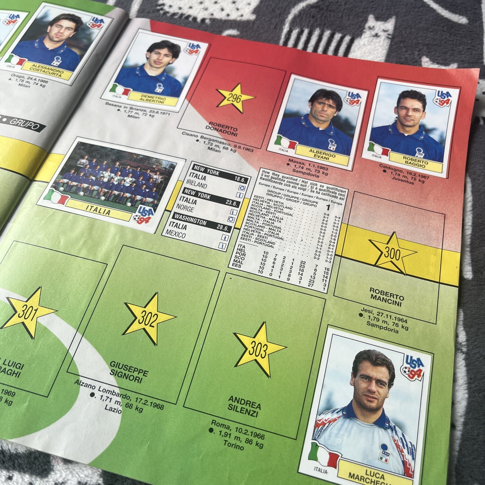 Panini USA World Cup 94 Football Album Incomplete — 275 Stickers — Free UK P&P
