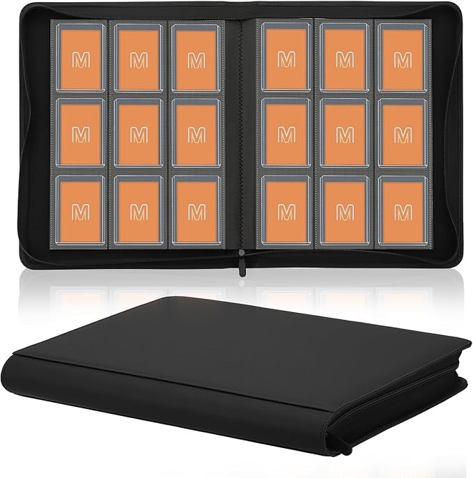 Toploader Binder Holds 288 Toploaders 9 Pocket Top Loader Binders for 3 x 4»