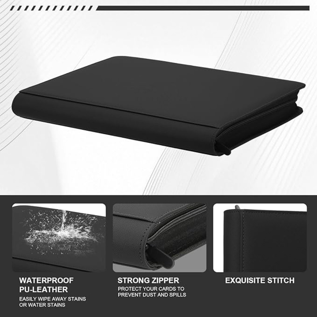 Toploader Binder Holds 288 Toploaders 9 Pocket Top Loader Binders for 3 x 4»