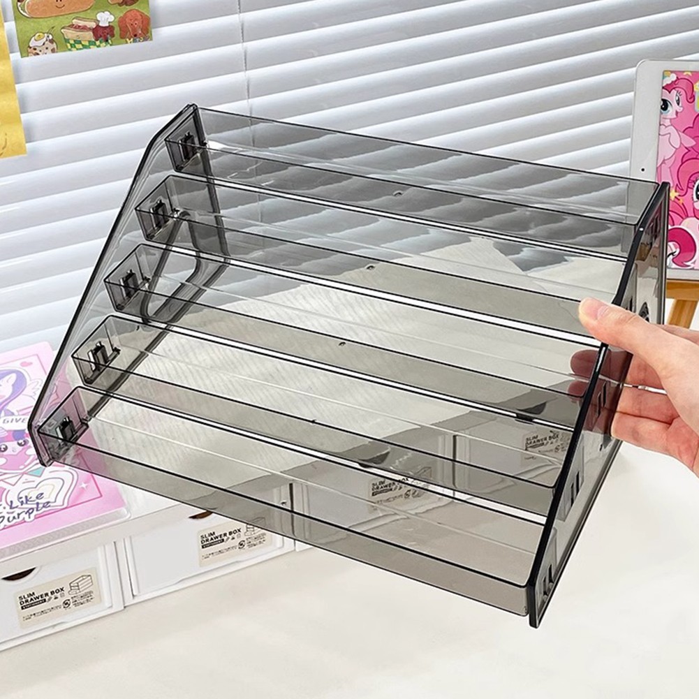 Acrylic Display Shelf Counter Riser Stand Rack Shelves for Salons Toys Home Use