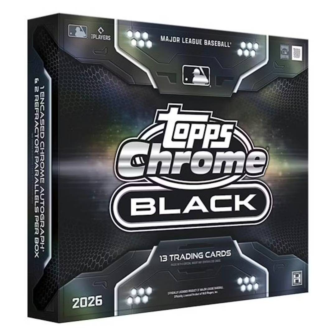 PYT #6706 — 12x Chrome Black Baseball Hobby Boxes (Full Case!)