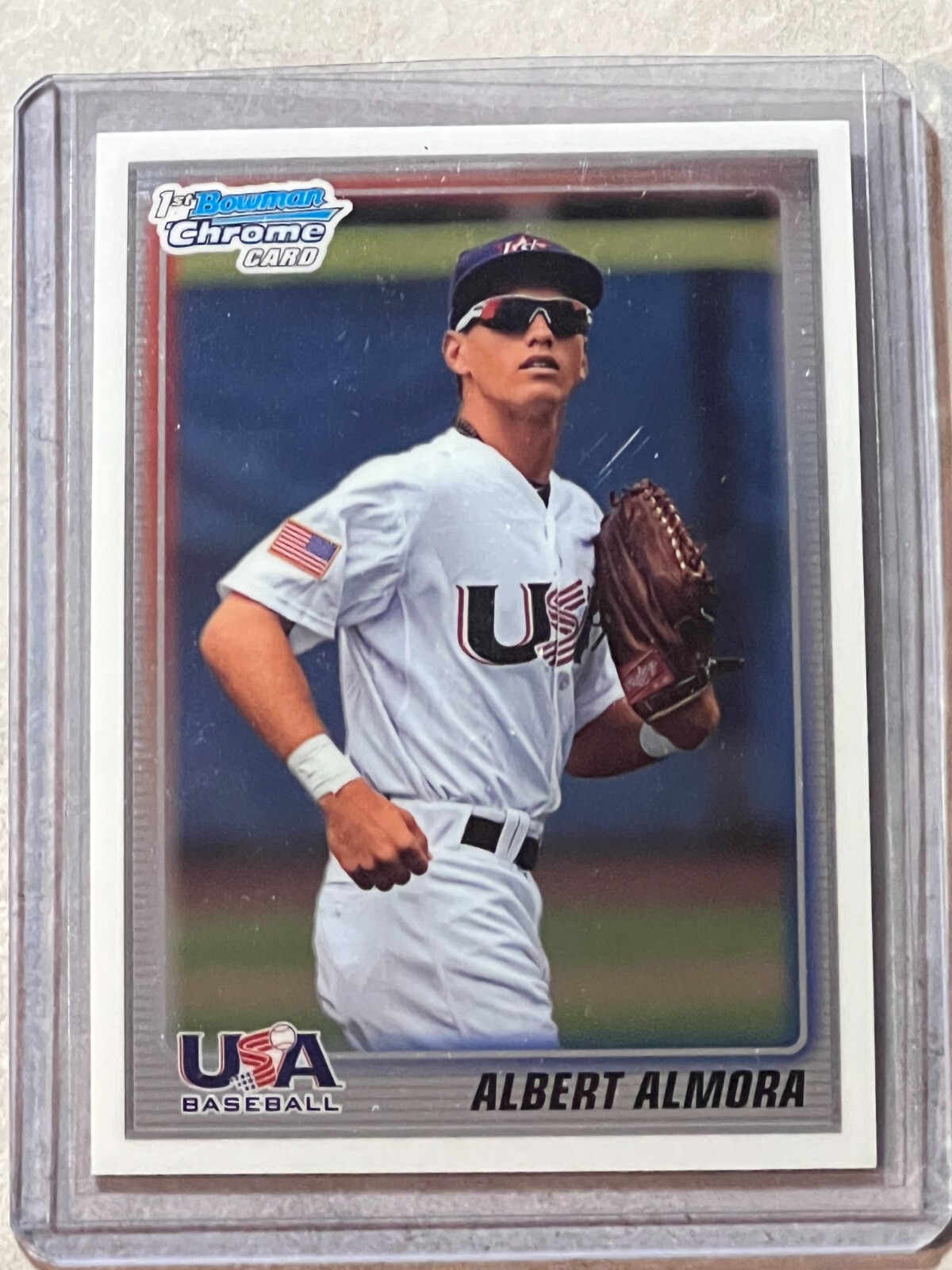 2010 Bowman Chrome Albert Almora USA 1st Rookie RC #USA-1 Chicago Cubs