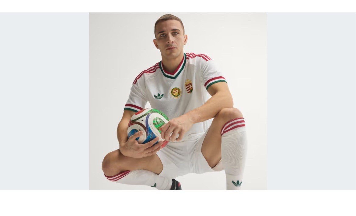Adidas Hungary 26 Away Authentic Jersey game worn with tags size L