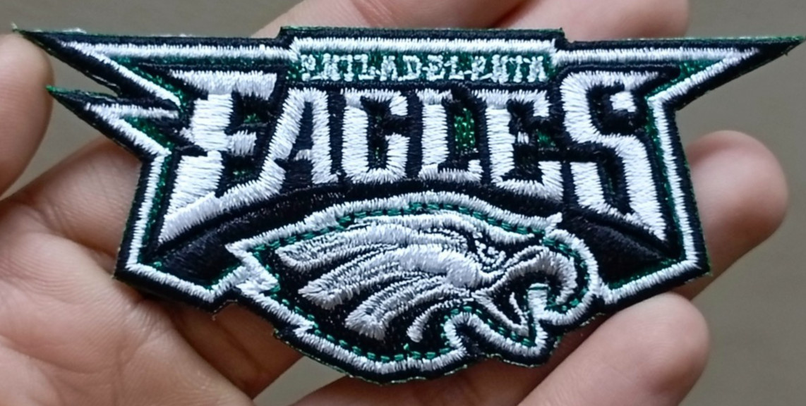 Philadelphia Eagles NFL Team Logo Iron On Patch — Sew Patch — Embroidered Patch