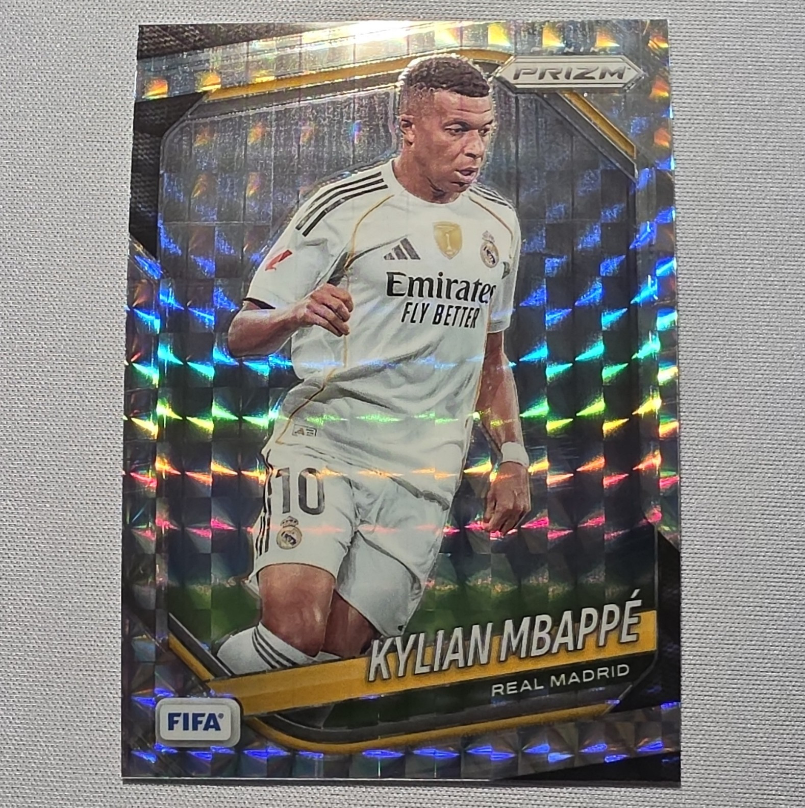 Panini Prizm FIFA Soccer Kylian Mbappé #181 2025-26 Sports Trading Card