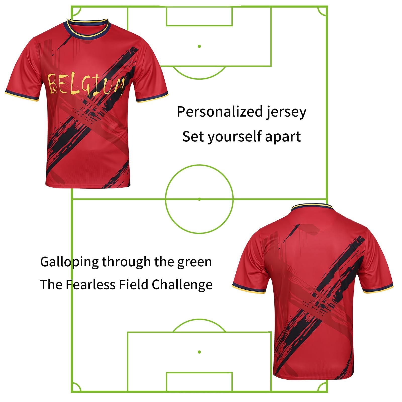 2026 World Cup Fan Soccer Jersey — Support France, Germany, England, Spain, Croa