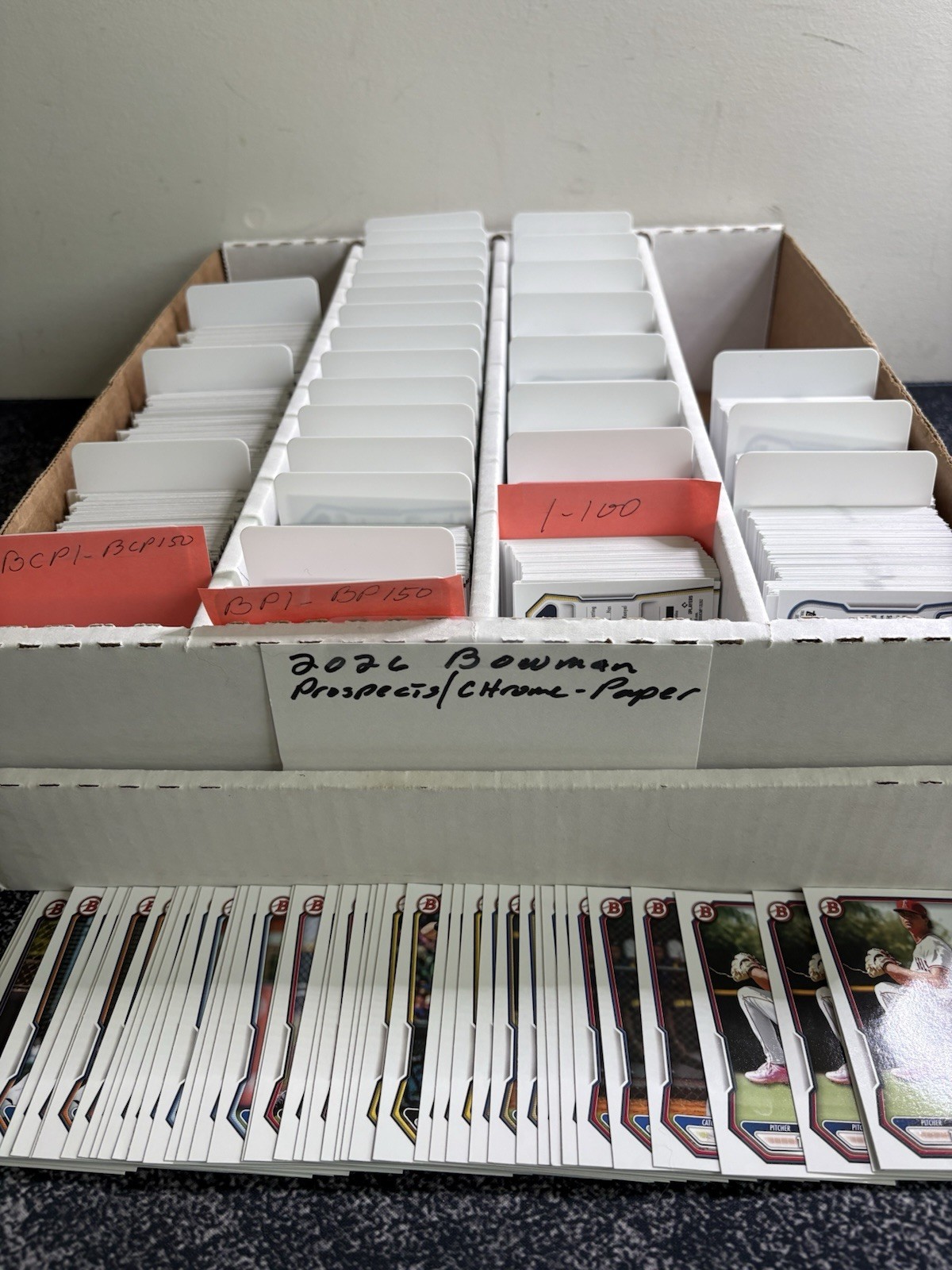 2026 Bowman Prospects/Vets,10 CARD MINIMUM,1-100,bp1-bp150,40% off ,Free Ship !!