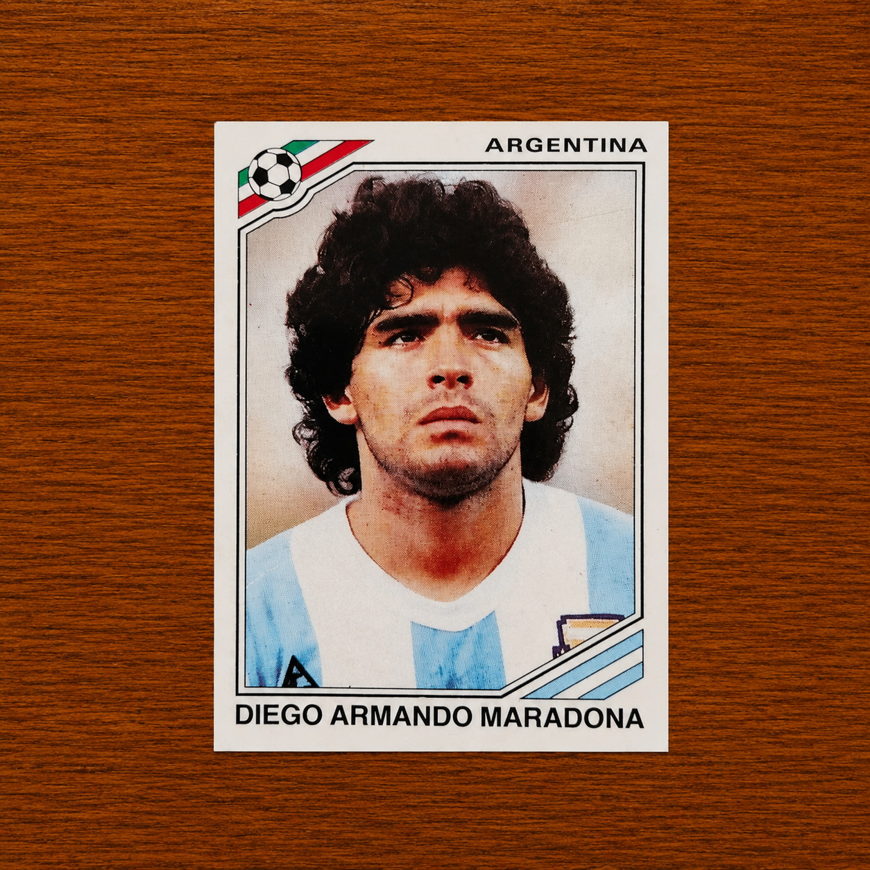 Panini World Cup Mexico 86 Sticker — Diego Armando Maradona #171 World Cup Story
