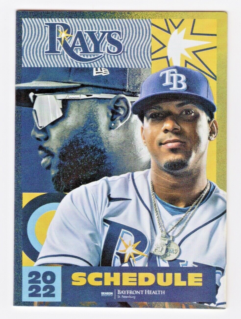 Tampa Bay Rays 2022 Regular Season Pocket Schedule — Featuring Wander Franco