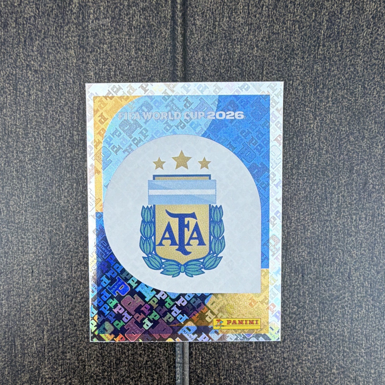 Panini FIFA World Cup 2026 Sticker ARG 1 Argentina AFA Club Badge/Logo