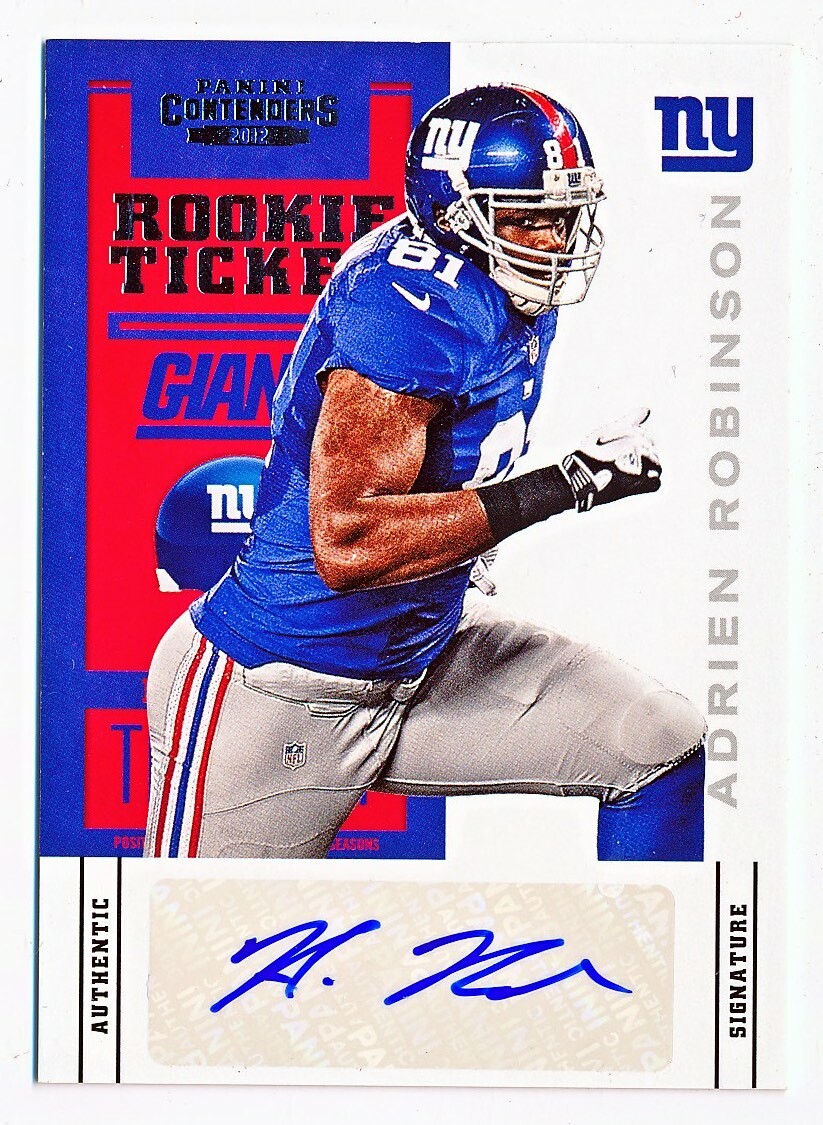 2012 Contenders Football Rookie Ticket Autograph Auto SP Rc — You Pick