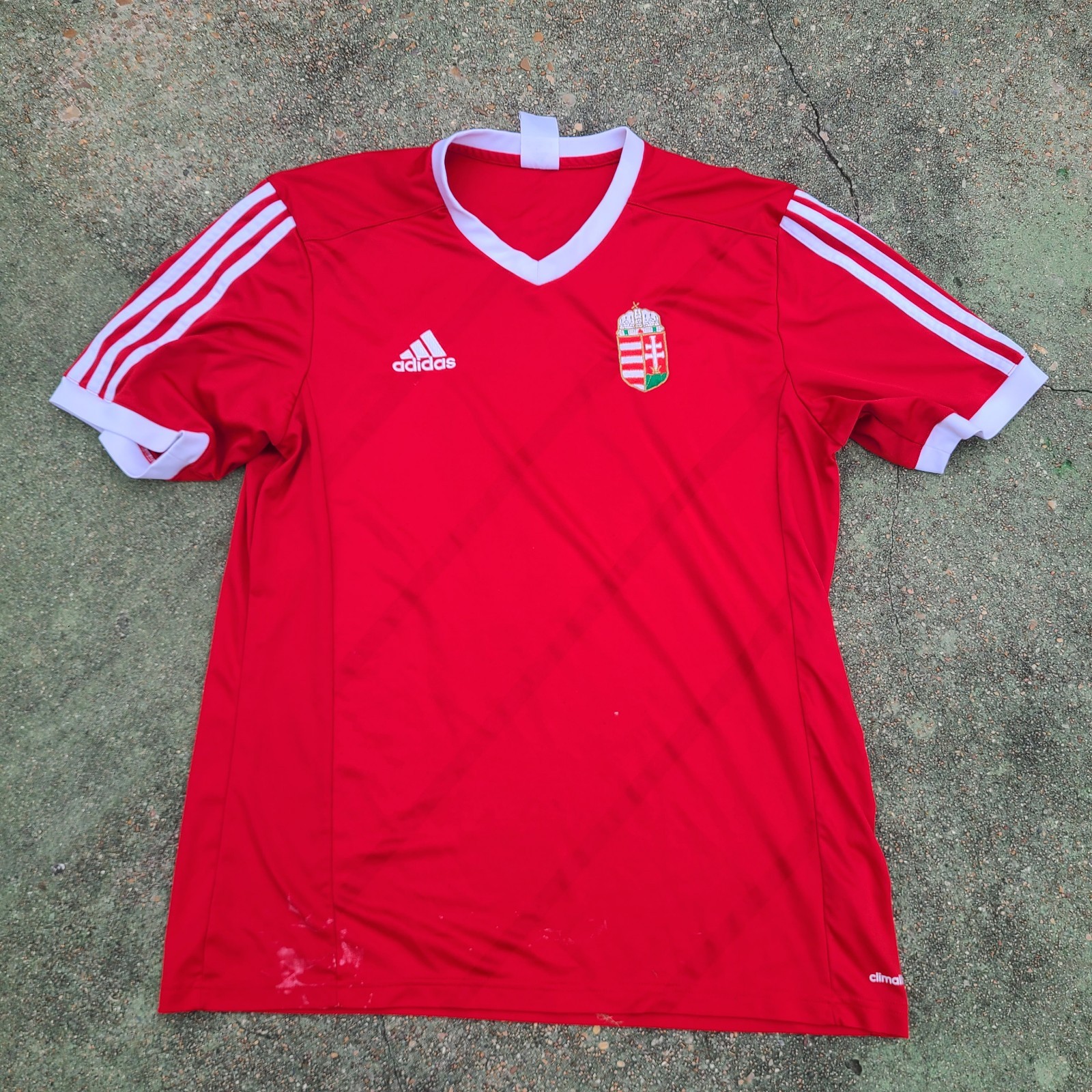 Hungary Home football shirt 2016 Soccer #7 Dzsudzsak Adidas Jersey Rare Size L